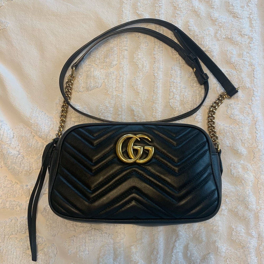 Gucci GG Marmont small matelassé shoulder bag